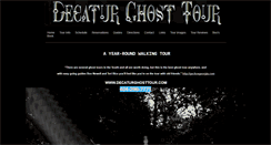 Desktop Screenshot of decaturghosttour.com
